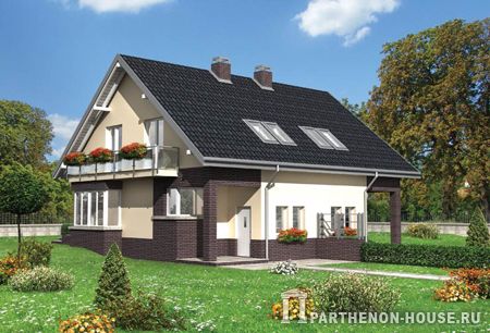 Проекты домов в Воронеже, купить дизайн-проект загородного дома для постоянного проживания